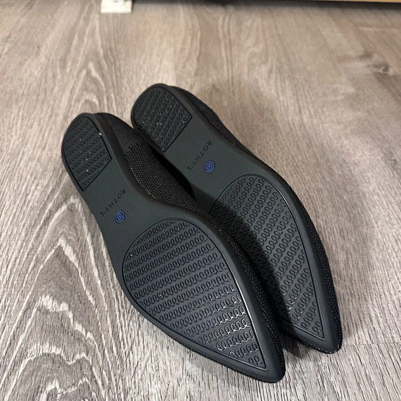 Rothy's The Point Retired Black Halo Flats - Picture 4 of 4